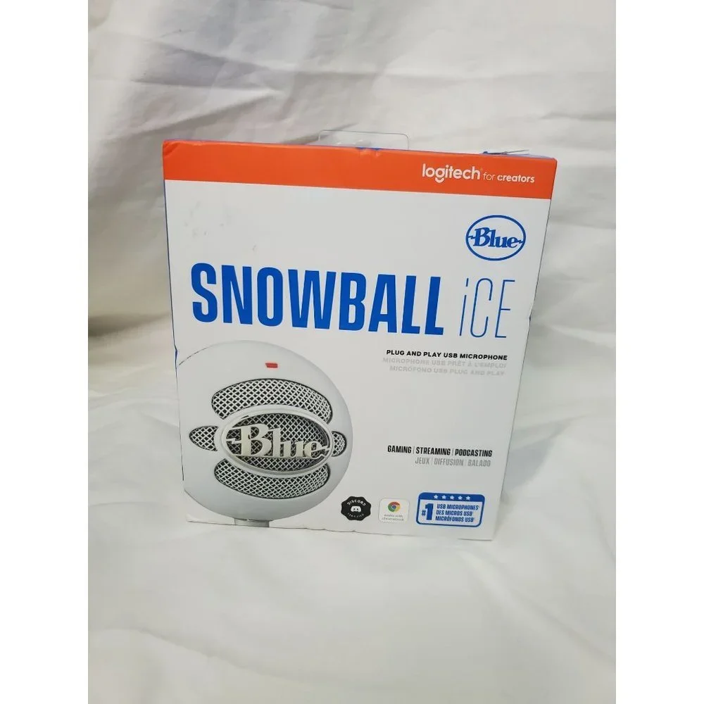 Blue snowball ice